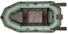 B-250СND BARK надувная лодка ПВХ гребная двухместная реечный настил + подвижные сиденья + навесной транец