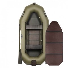 BARK B-280NDK (В-280НДК) надувний човен ПВХ гребний тримісний навісний транець + Пересувні сидіння + слань книжка