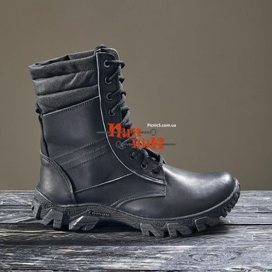 Армійські берци - кращі армійські черевики чоловічі жіночі демісезонні чорні шкіряні