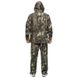 Летний камуфляжный костюм для охоты и рыбалки хлопок Темный лес