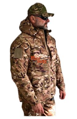 Бушлат военный армейский мужской мультикам зимний с подкладкой OMNI-HEAT ДО -35°С. Зимняя куртка бушлат ЗСУ