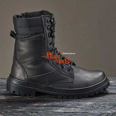 Военная обувь нато берцы облегченные мужчкие женские кожаные чёрные демисезонные