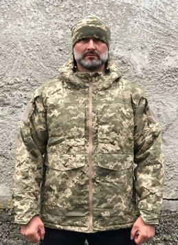 Куртка военная зимняя пиксель ММ 14 армейская ЗСУ теплая мужская S-XXL