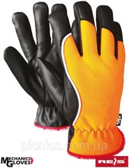 Перчатки REIS RMC-Winmicros зимние, кожа + мембрана. Для лыжников, сноубордистов, рыбаков