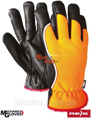 Перчатки REIS RMC-Winmicros зимние, кожа + мембрана. Для лыжников, сноубордистов, рыбаков