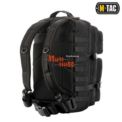Штурмовий тактичний рюкзак чорний 36л M-TAC РЮКЗАК LARGE ASSAULT PACK BLACK