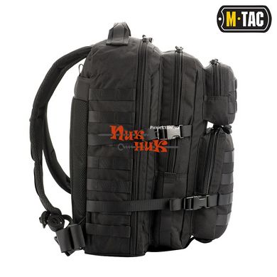 Штурмовой тактический рюкзак черный 36л M-TAC РЮКЗАК LARGE ASSAULT PACK BLACK