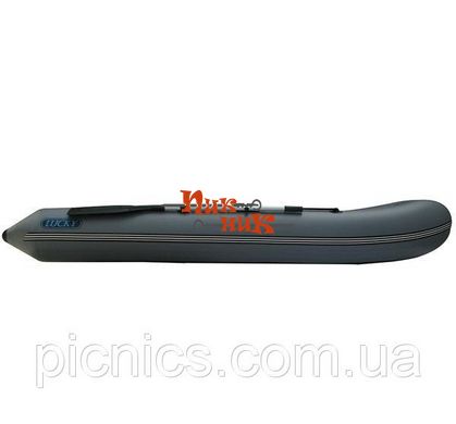 LU-310 лодка ШТОРМ надувная килевая двухместная ПВХ (STORM) с жестким полом и стационарным транцем серии ЛУ