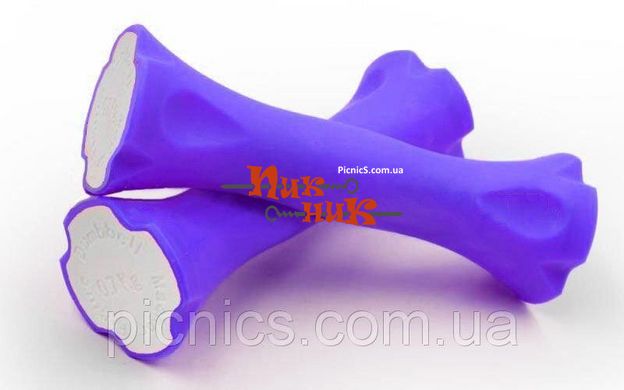 Женские гантели 0,7 кг х 2 шт АБС покрытие Фиолетовые
