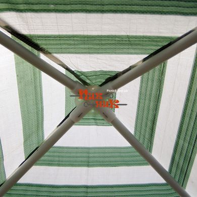 Тент палатка намет похідний з москітною сіткою 3*3*2,5, 7 кг, біло-зелений похідна альтанка зі шторами