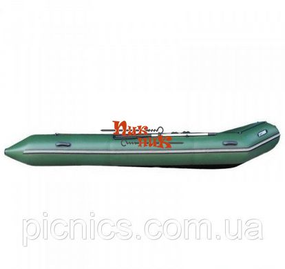 STK-420 лодка ШТОРМ надувная килевая четырехместная ПВХ (STORM) с жестким полом и стационарным транцем серии С