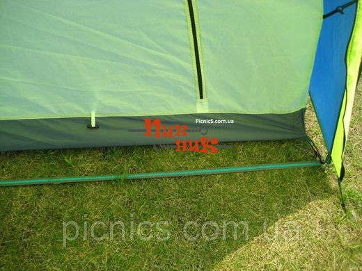 Green Camp 1002 шестиместная палатка для кемпинга две больших комнаты + тамбур