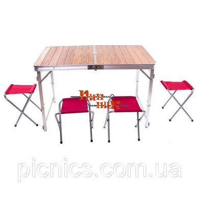 Стол и стулья для пикника на природу для кемпинга 110х70х70 см