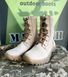 Військові черевики високі - взуття для військових жіночі чоловічі демісезонні коричневі