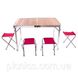 Стіл і стільці для пікніка на природу для кемпінгу 110х70х70 см