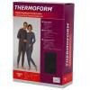 Термобелье мужское и женское (унисекс) 12-001 Thermoform, серое 48, 50% хлопок, Турция, Черный