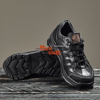 Тактические деми / летние кроссовки мембрана мужские черные 40-46 размер