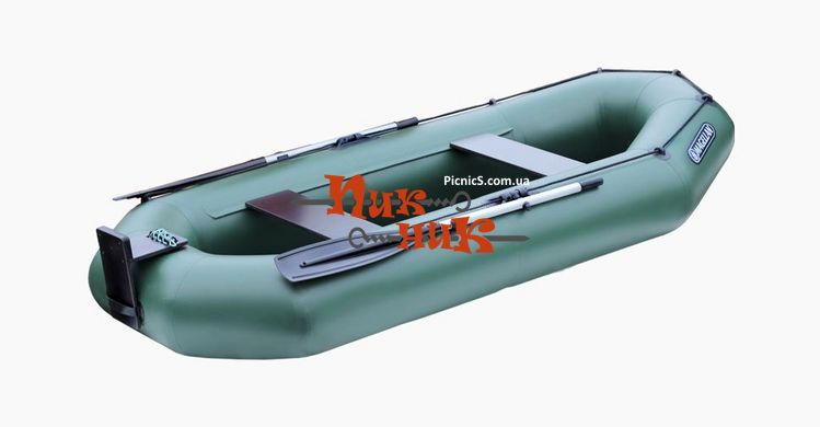 MA280СPSDT лодка ШТОРМ надувная ПВХ двухместная с реечным настилом + передвижные сиденья + навесной транец, серии MA
