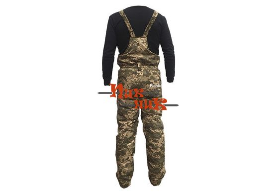 Зимний военный костюм куртка пилот мембрана рип-стоп Пиксель до -35