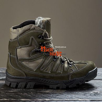 Кращі армійські черевики чоловічі жіночі натуральне хутро + нубук, 36-46размери