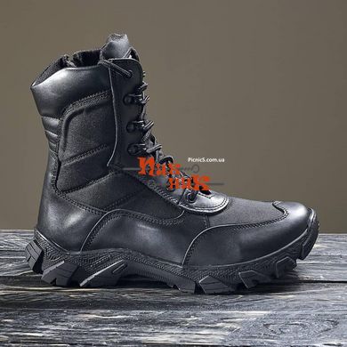 Берци тактичні - взуття військова чоловічі жіночі демісезонні натуральна шкіра чорні 35-46 розміри