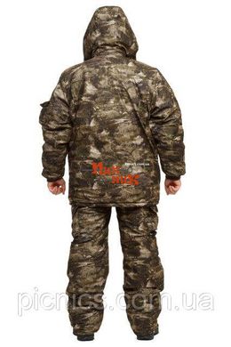 Зимний охотничий костюм Камуфляж "Военный М-23" мембрана утепленная + флис, удлиненная куртка