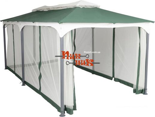 Тент шатер большой с москитной сеткой для дачи садовый, отдыха, туристический, кемпинг 3*6 м, 62 кг