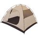 1004 GREENCAMP Палатка четырехместная с тамбуром двухслойная коричнево-серая