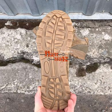 Літня армійська взуття кросівки для чоловіків нубук + сітка койот 40-46 розмір