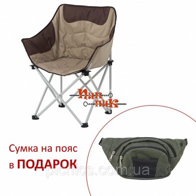 Кресло "Ракушка" d19 мм (коричневый-беж)