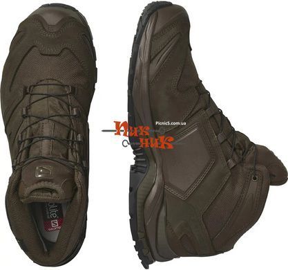Gortex Тактические ботинки Salomon XA Forces MID GTX EN 7.5 Dark Earth 39-46 размеры Гортекс