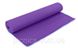 Коврик для фитнеса и йоги 1,73м x 0,61м x 4мм + резинка переноска. Фиолетовый