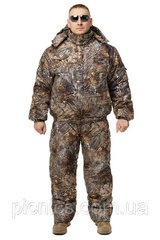Водонепроницаемый костюм для зимней охоты и рыбалки Лесная Чаща камуфляж мембранная ворса alova, куртка Пилот