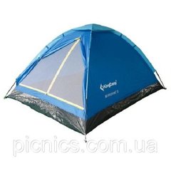 Трехместная туристическая палатка "MONODOME 3" KING CAMP однослойная