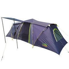 Туристическая палатка шестиместная автоматическая двухкомнатная с тамбуром GreenCamp 920