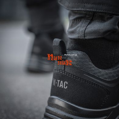 Летние кроссовки тактические м так черные M-TAC КРОСІВКИ ТАКТИЧНІ IVA BLACK 36-47 размеры