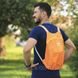 Рюкзак спортивный легкий складной непромокаемый оранжевый