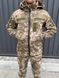 Водонепроницаемый костюм для военных Soft Shell Пиксель 48-56 размеры. Форма армейская мембрана на флисе демисезон