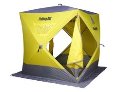 Зимняя палатка Куб двухместная для рыбалки зонтичного типа 150х150х170 см, Синий