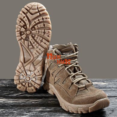 Облегченные ботинки для военных спецподразделений женские мужские коричневые койот 37 размер