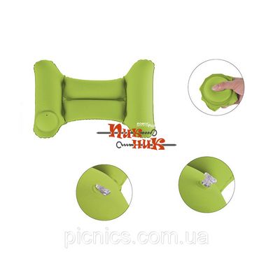Надувная подушка для путешествий ROMIX RH35GN зеленый