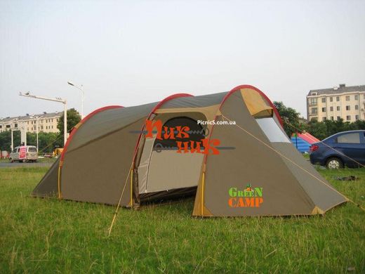 Х1017 GREENCAMP Палатка четырехместная